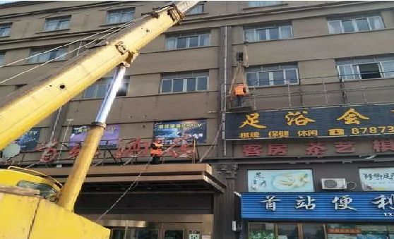 醴陵安装较高的门店招牌有什么好的方法？